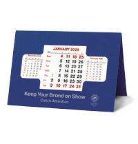 Desk Easel Calendar - Casebound Leatherette