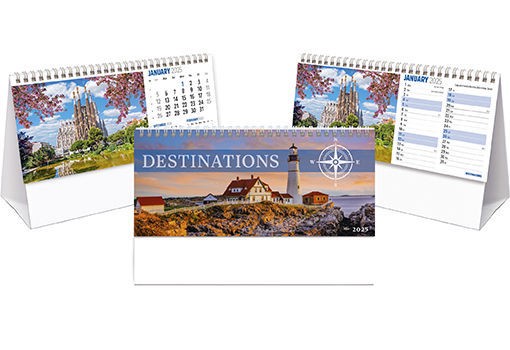 Destinations Desk Calendar