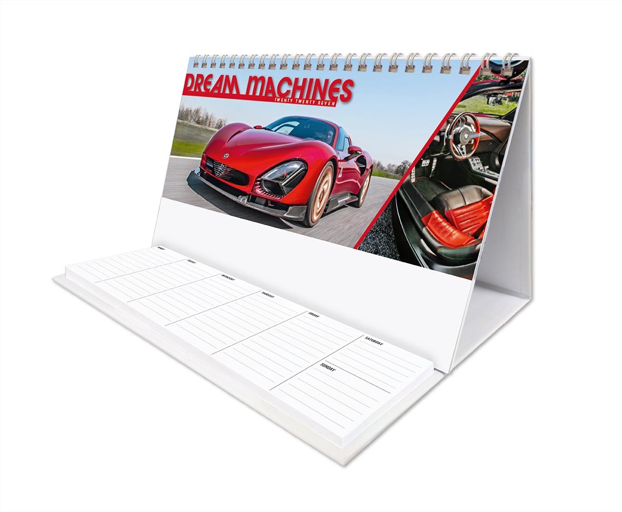 Dream Machines Task Station Desk Calendar