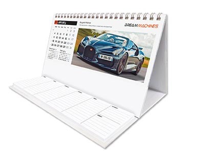Dream Machines Task Station Desk Calendar