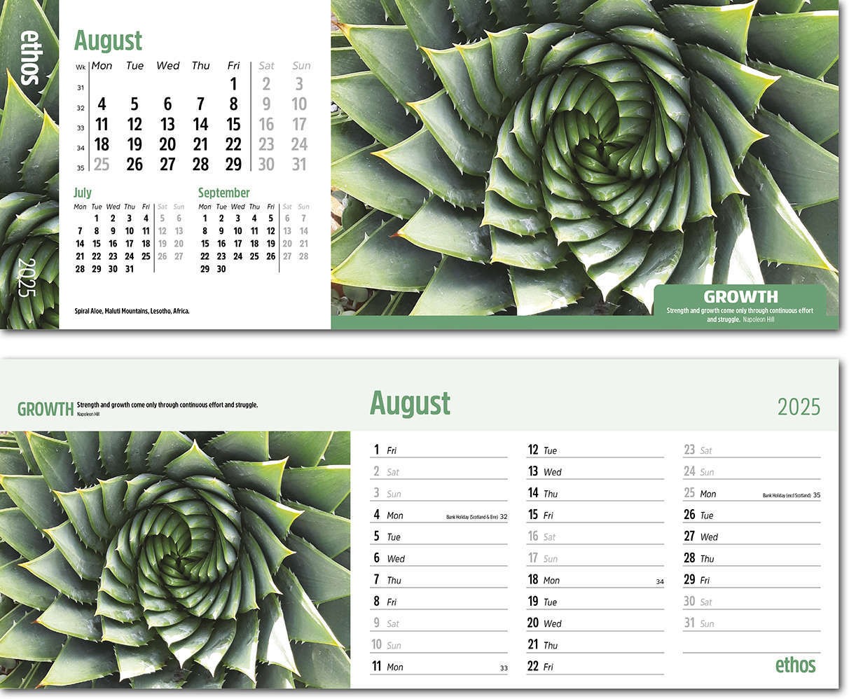 Ethos Note Station Desk Calendar