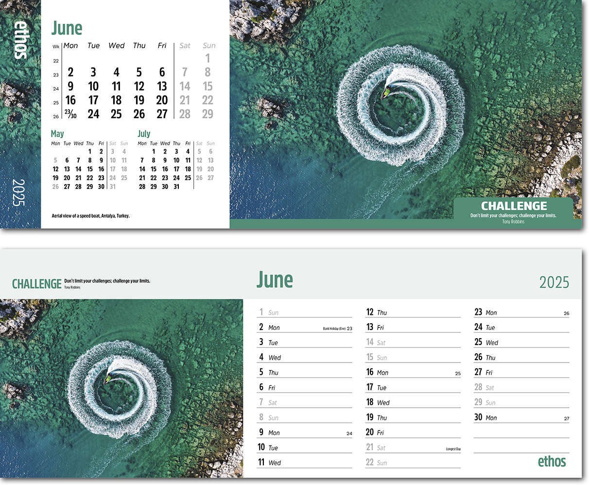 Ethos Note Station Desk Calendar