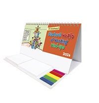 Bizarre World of Working Wind Ups Note Station Desk Calendar