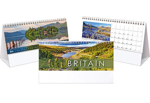 Wild Britain Desk Calendar