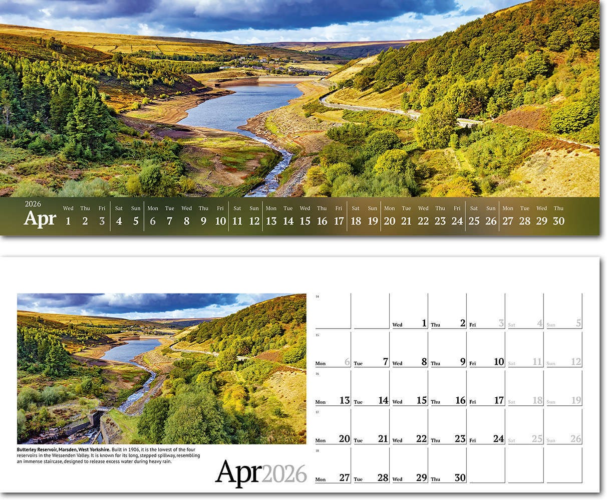 Wild Britain Desk Calendar