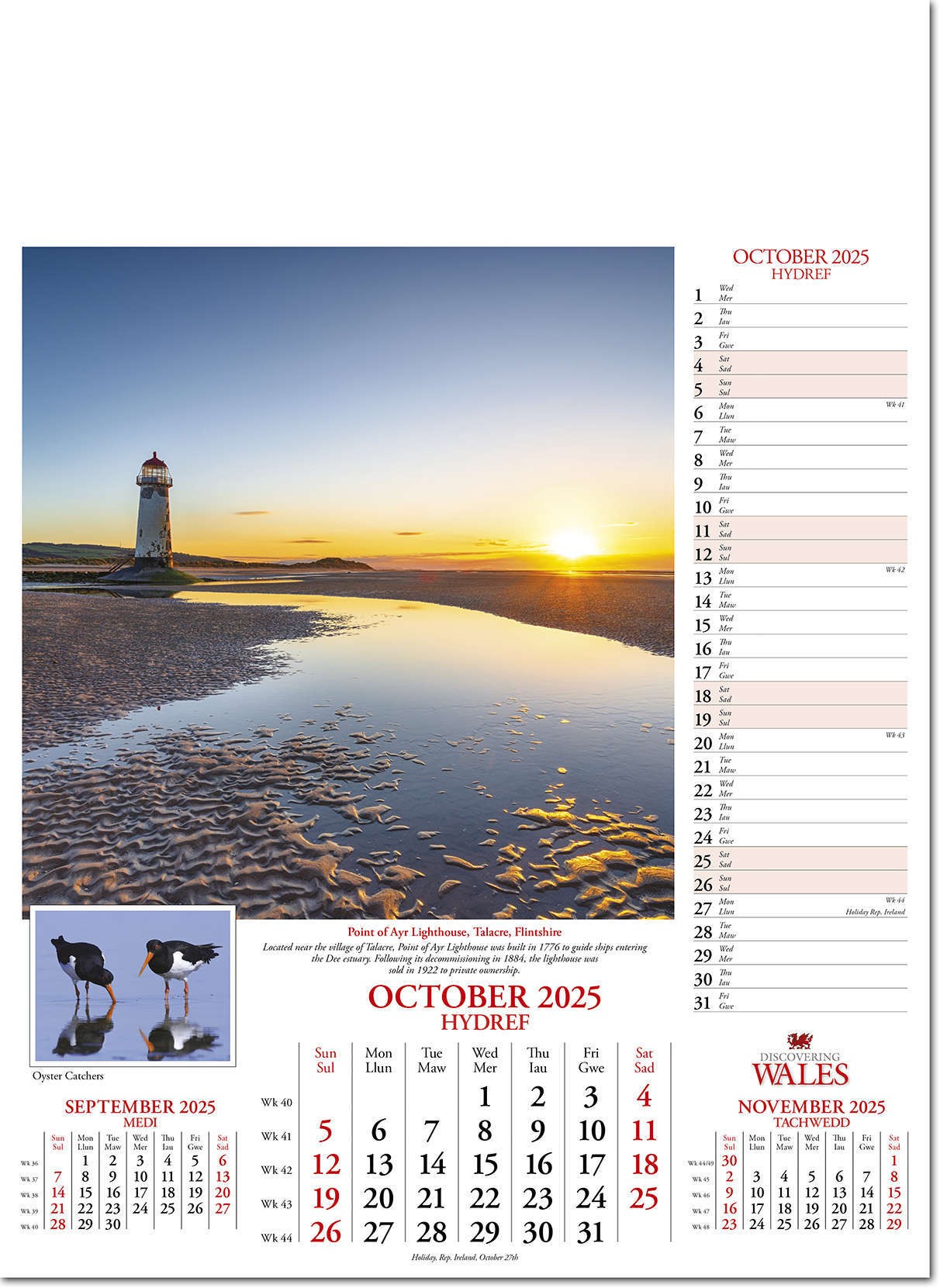 Discovering Wales Calendar