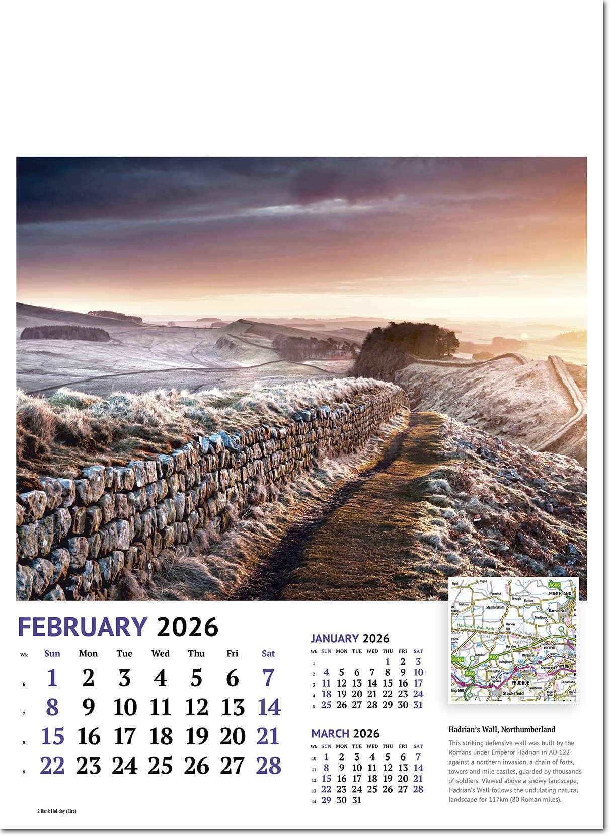 Beautiful Britain Wall Calendar