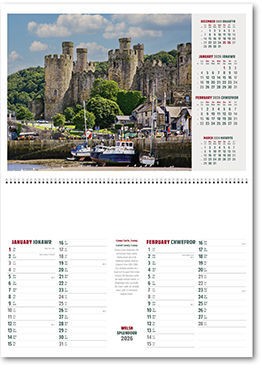 Welsh Splendour Postage Saver Calendar