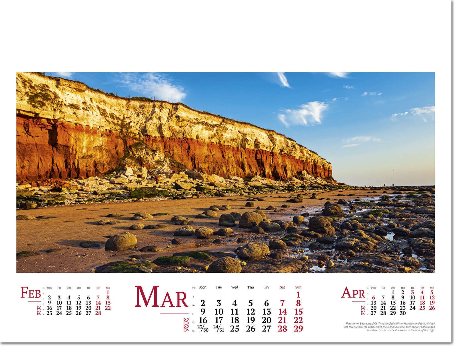 Wild Britain Wall Calendar