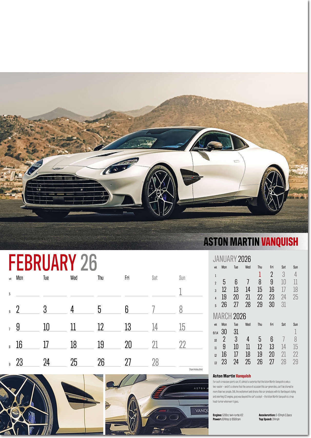 Marques of Distinction Wall Calendar