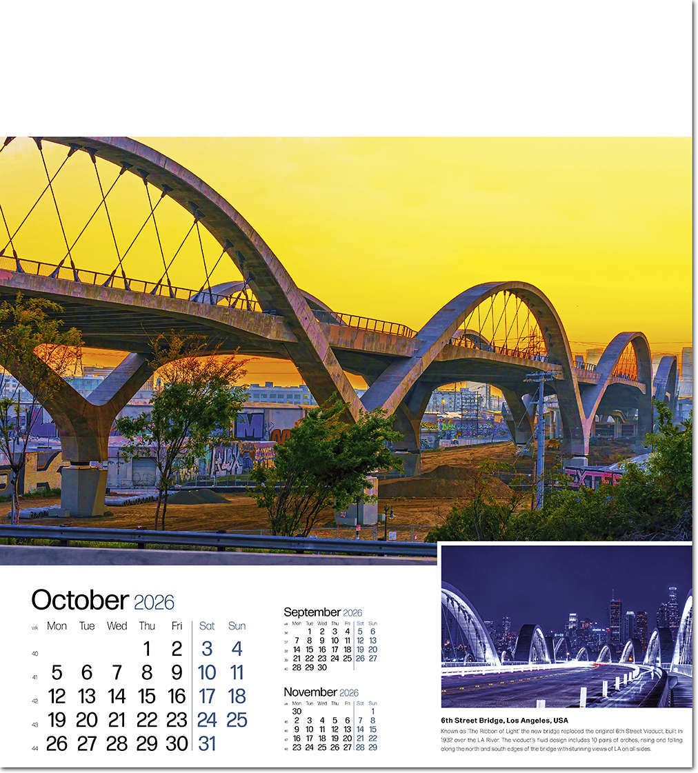 Iconic Structures Wall Calendar